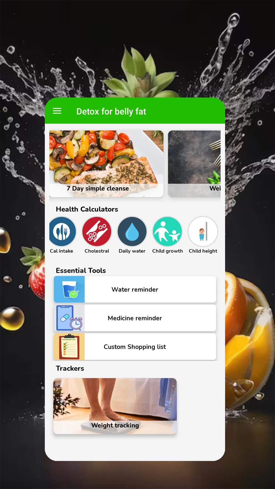 Detox Plan: Lose Belly Fat | Indus Appstore | Screenshot