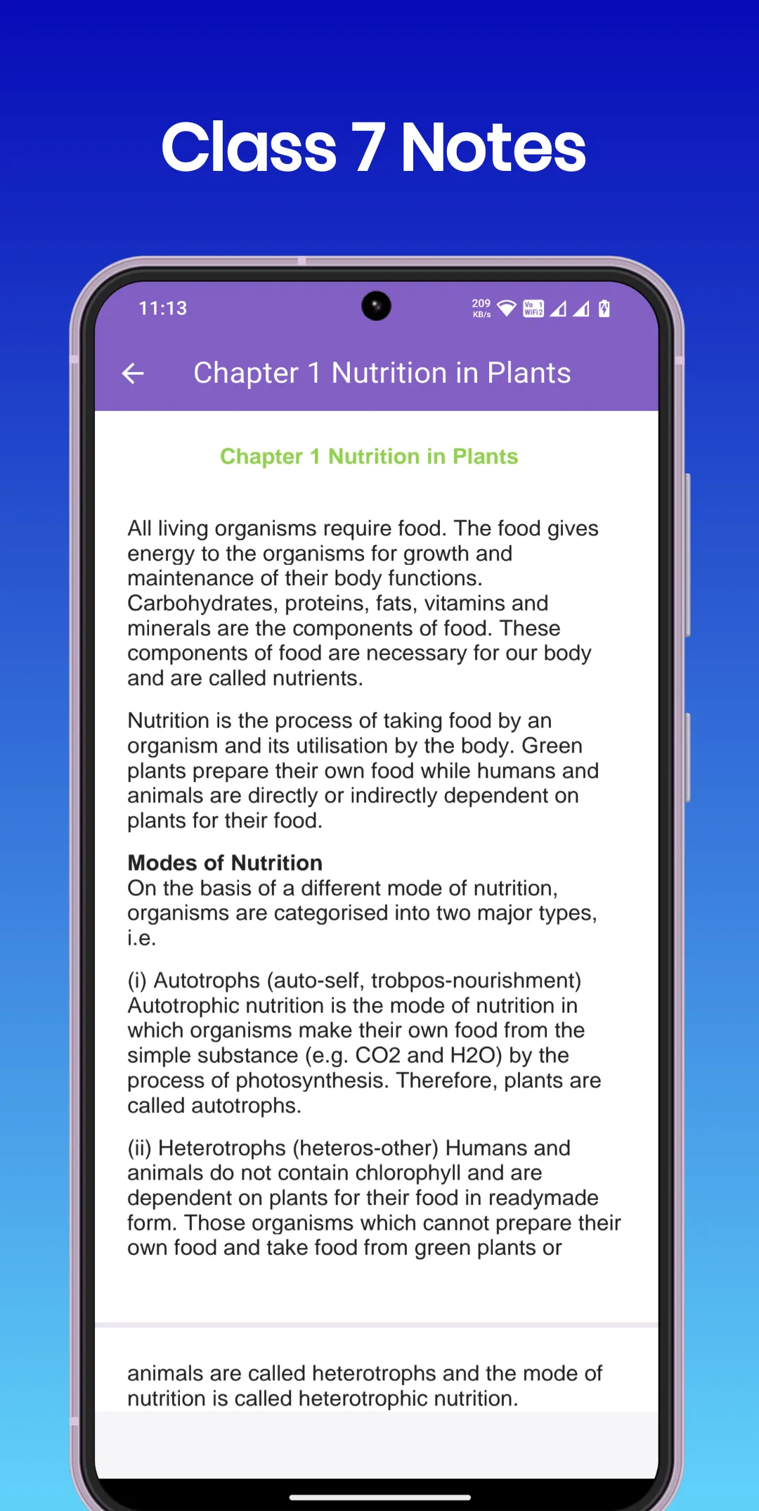 Class 7 Notes | Indus Appstore | Screenshot