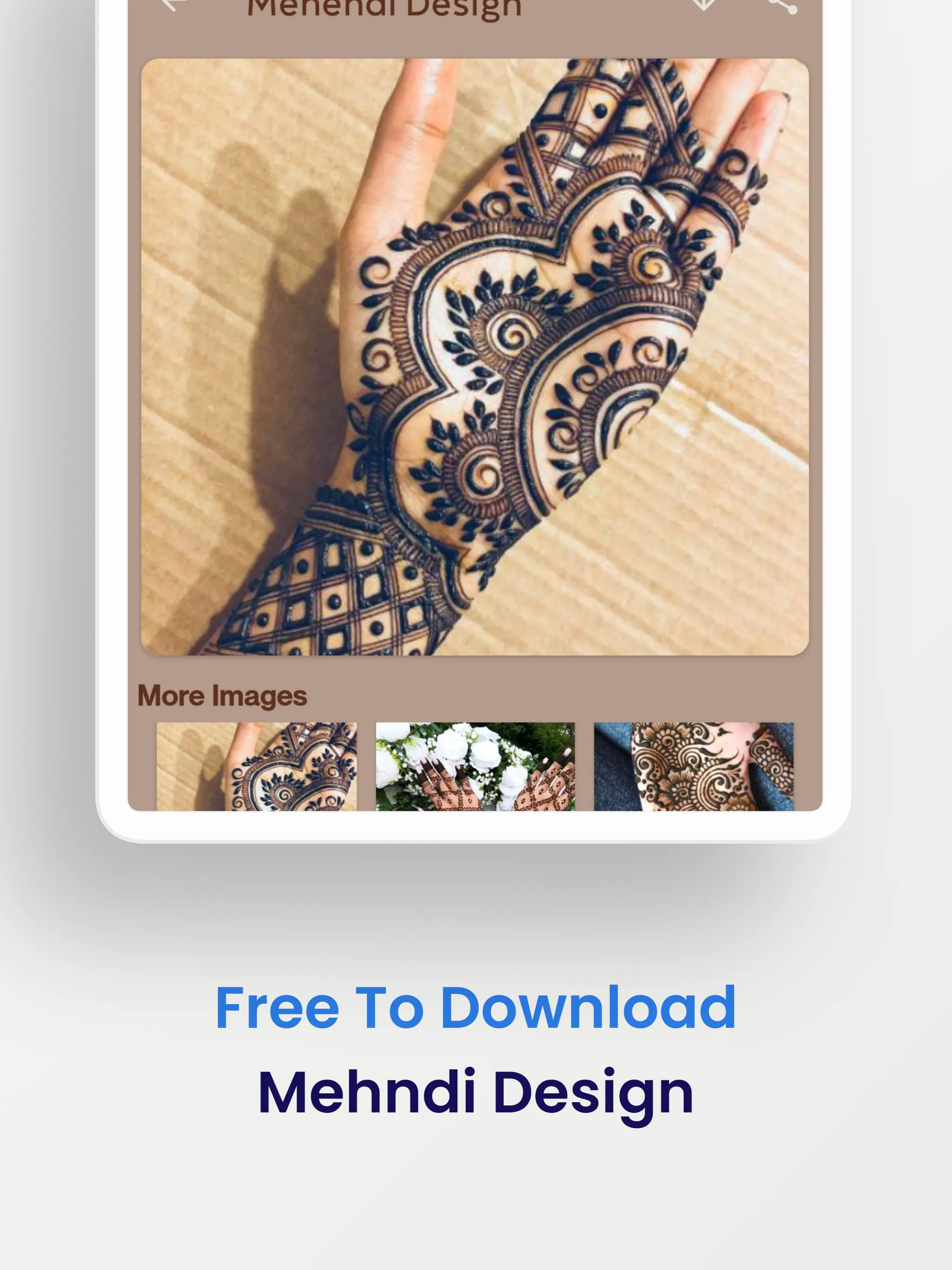 Mehndi Design 2024 | Indus Appstore | Screenshot