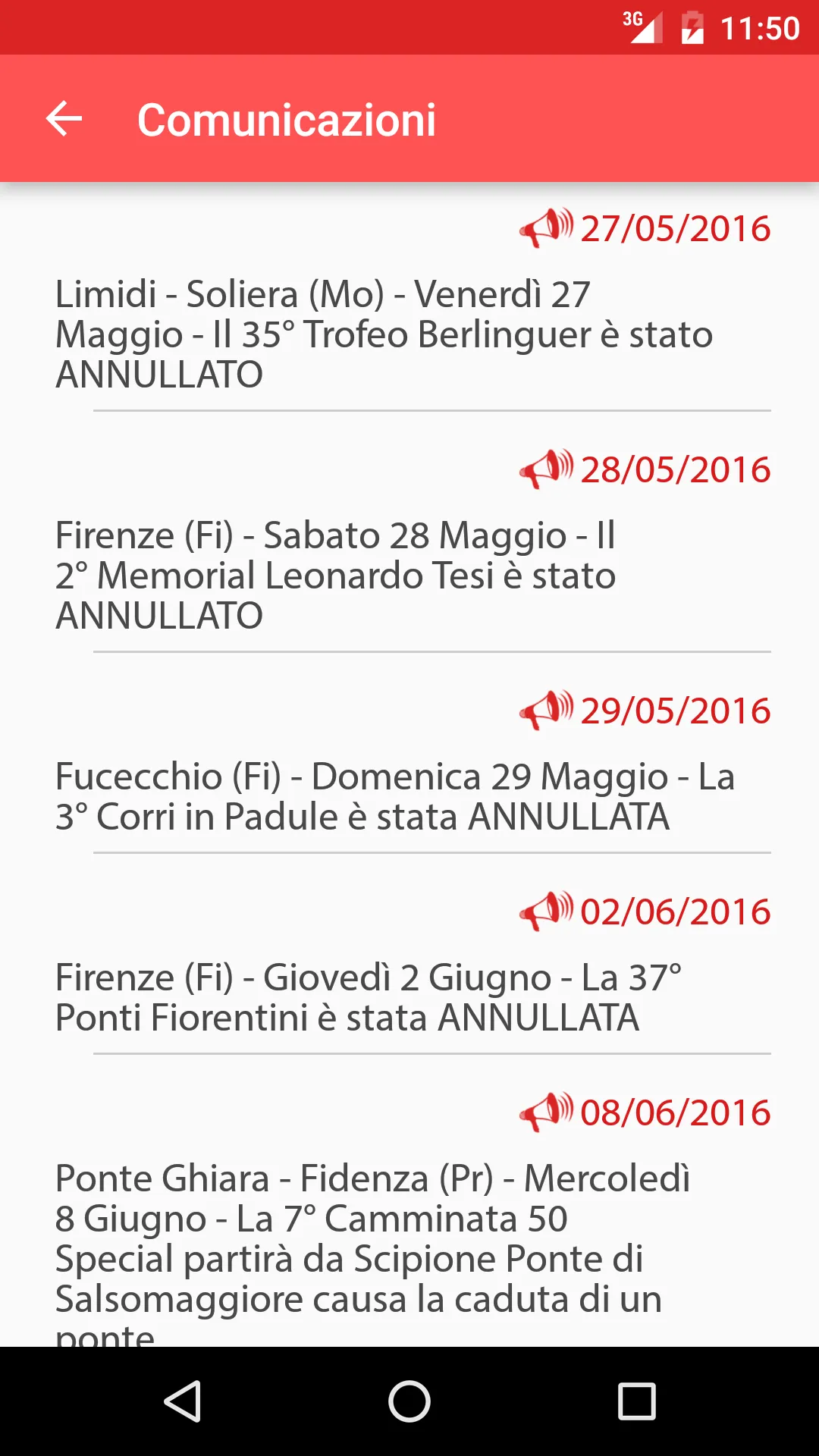 Calendario Podismo | Indus Appstore | Screenshot