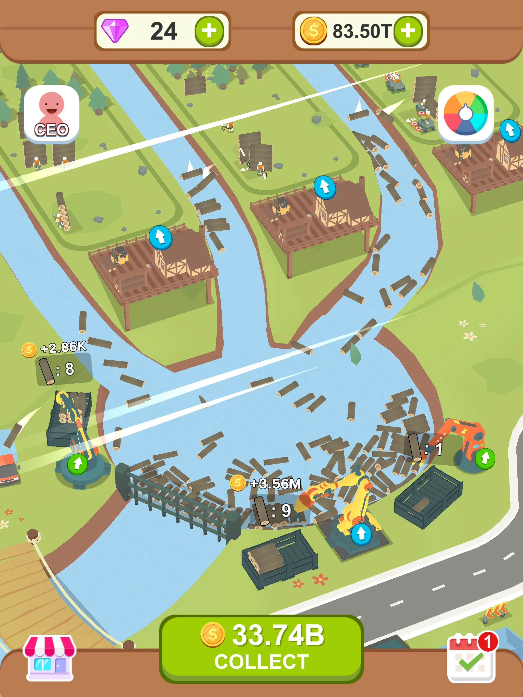 Aquatic Logging Factory | Indus Appstore | Screenshot