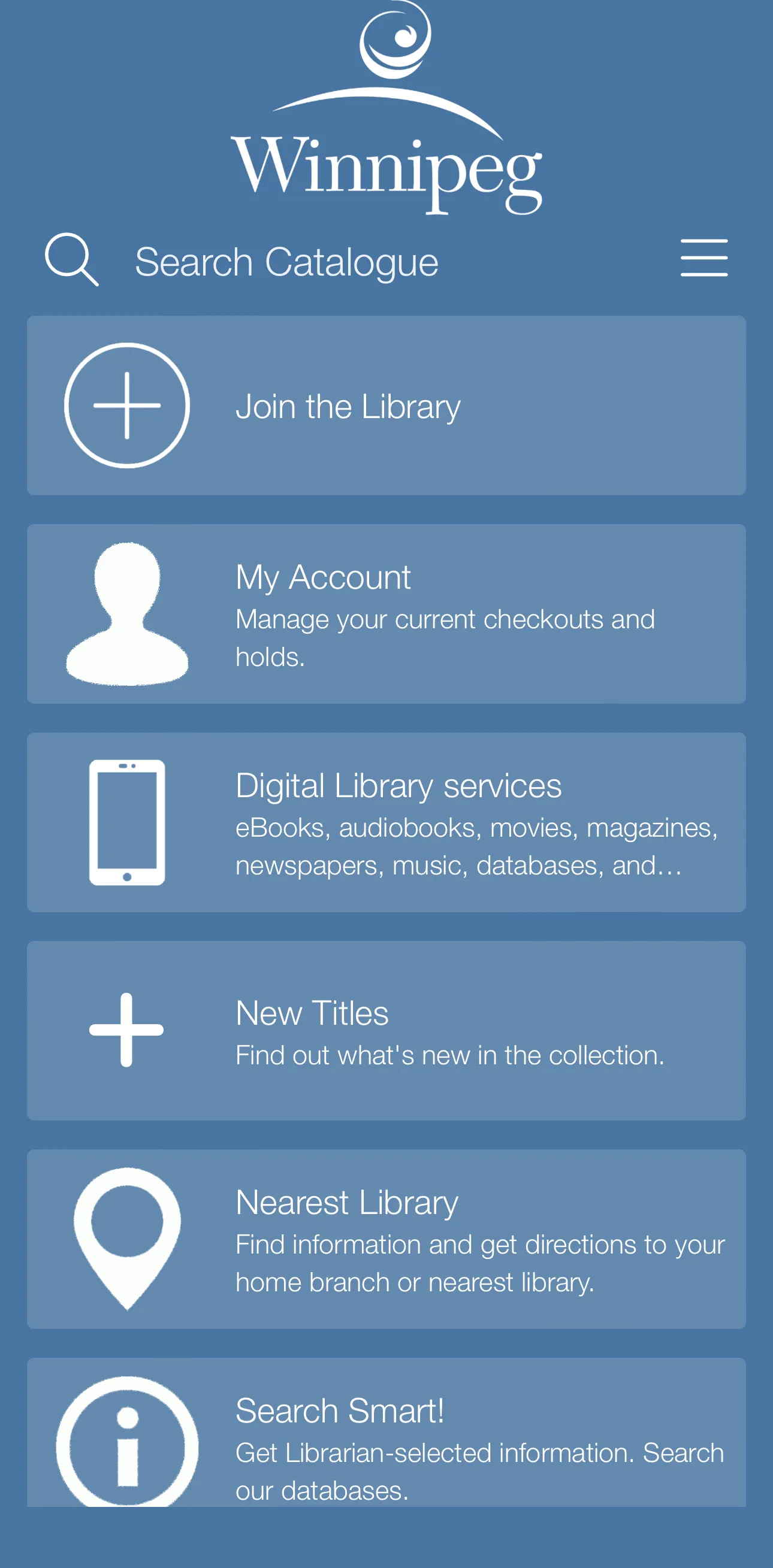 Winnipeg Public Library | Indus Appstore | Screenshot