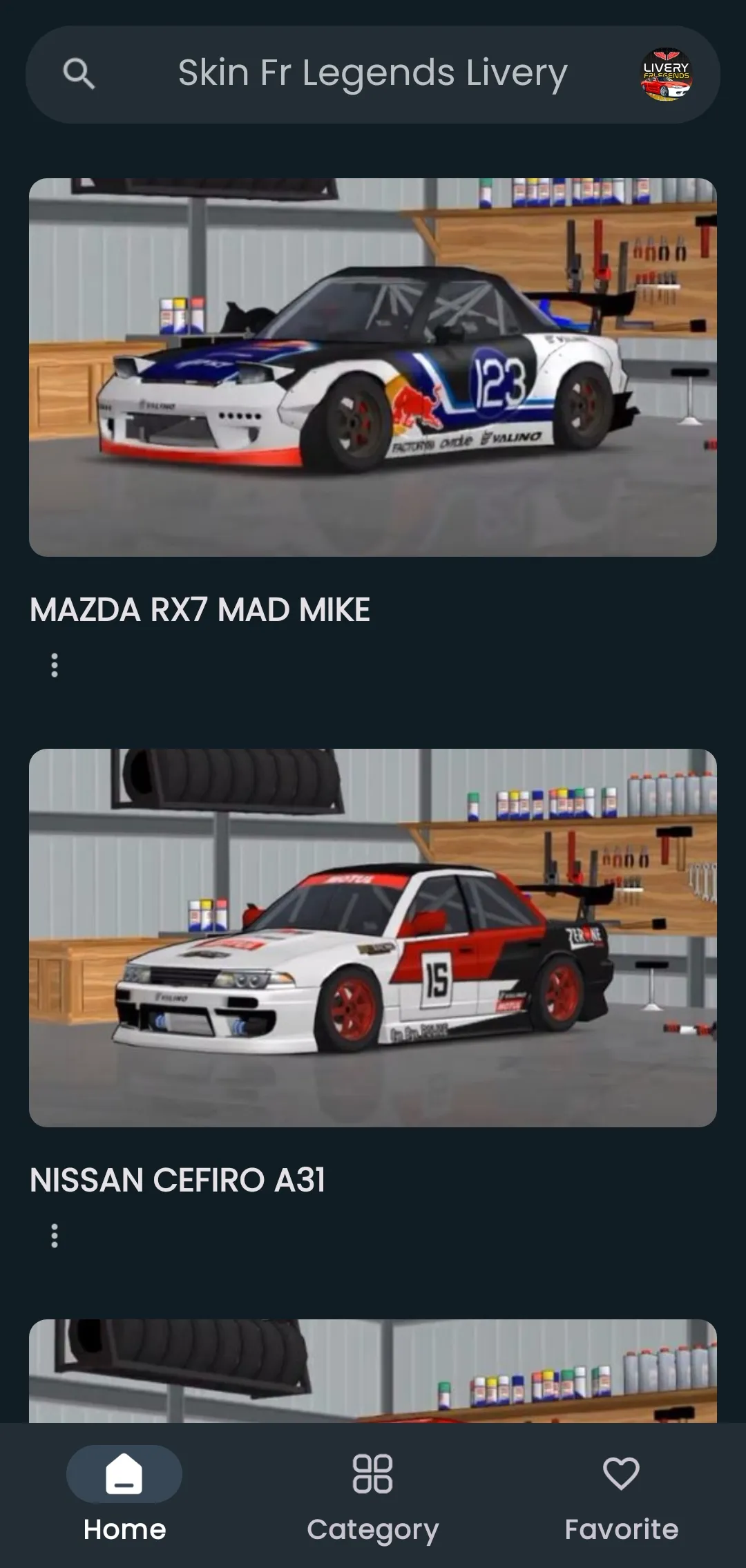 Livery FR Legends Mod | Indus Appstore | Screenshot