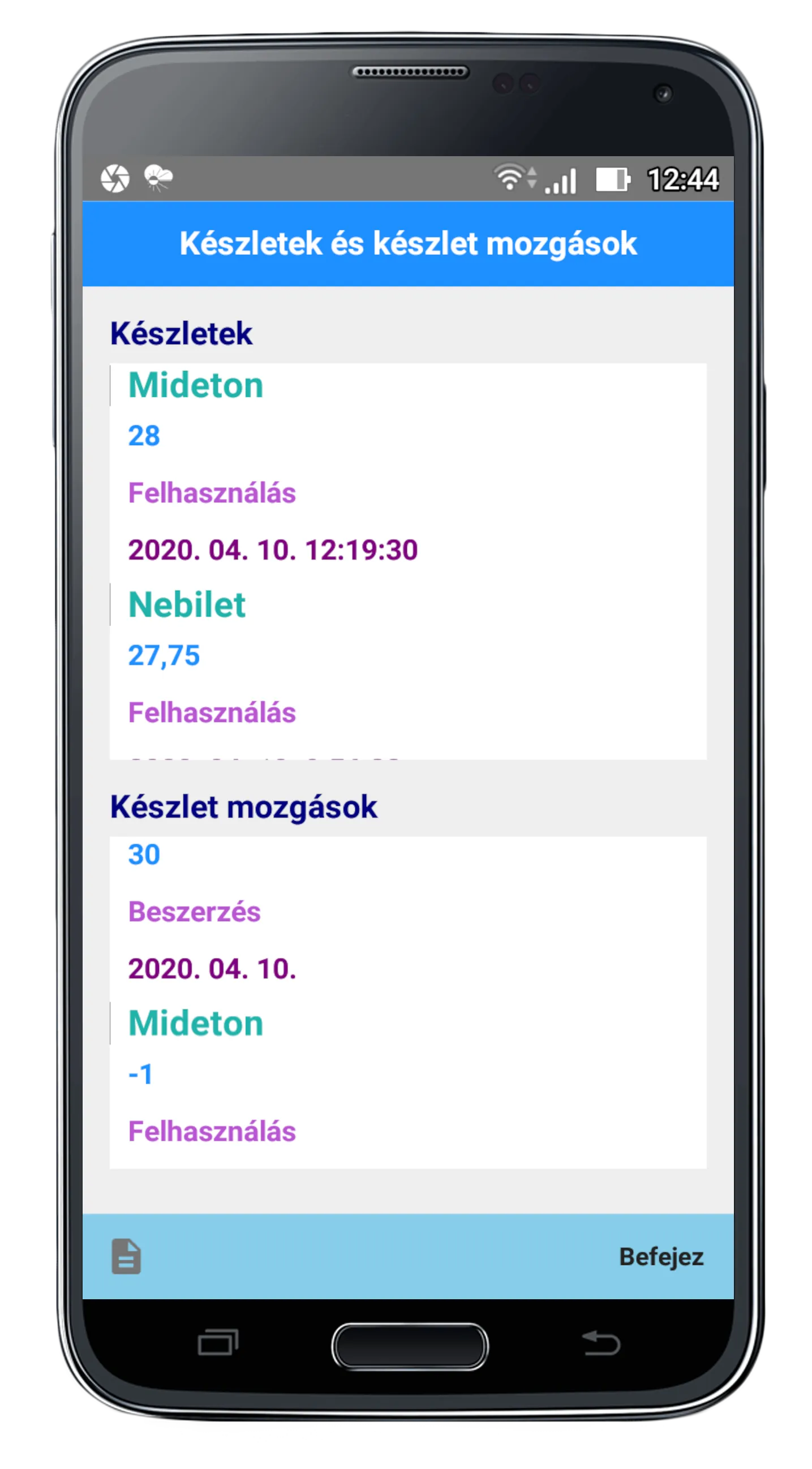 Gyógyszer Nyilvántartó | Indus Appstore | Screenshot