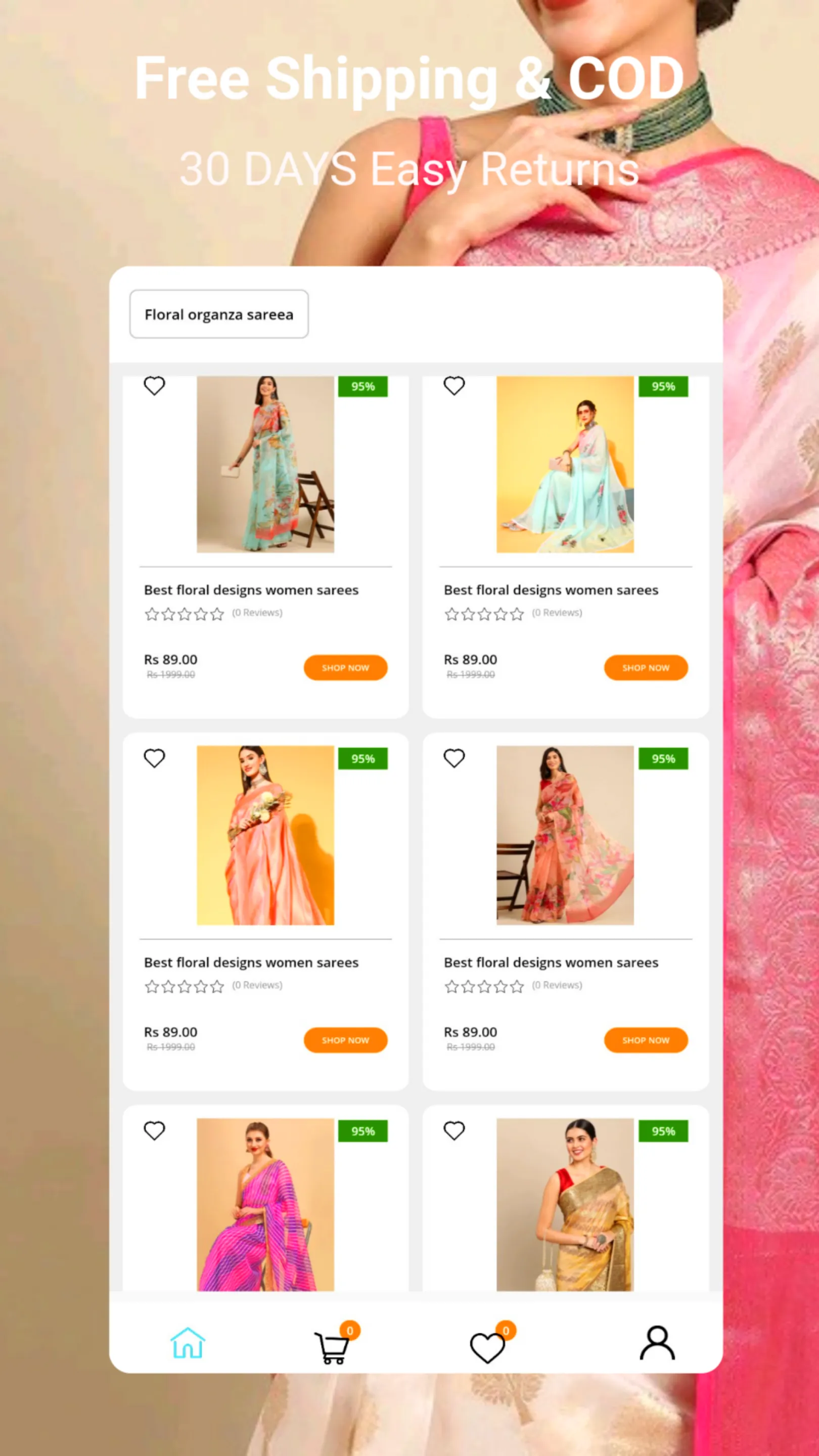 Saree Online Shopping | Indus Appstore | Screenshot