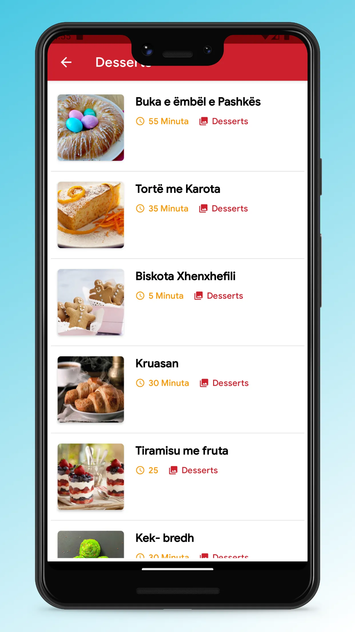 Albanian Food Recipes App | Indus Appstore | Screenshot