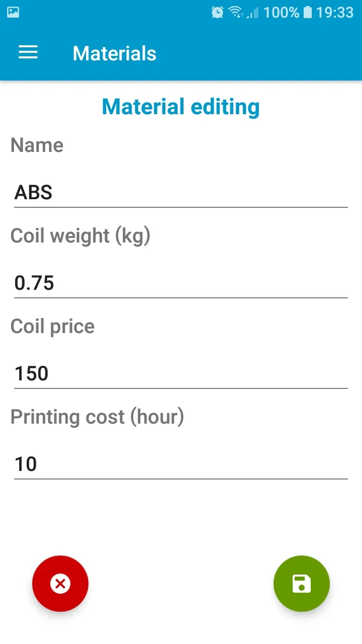 3D Printing Calculator | Indus Appstore | Screenshot