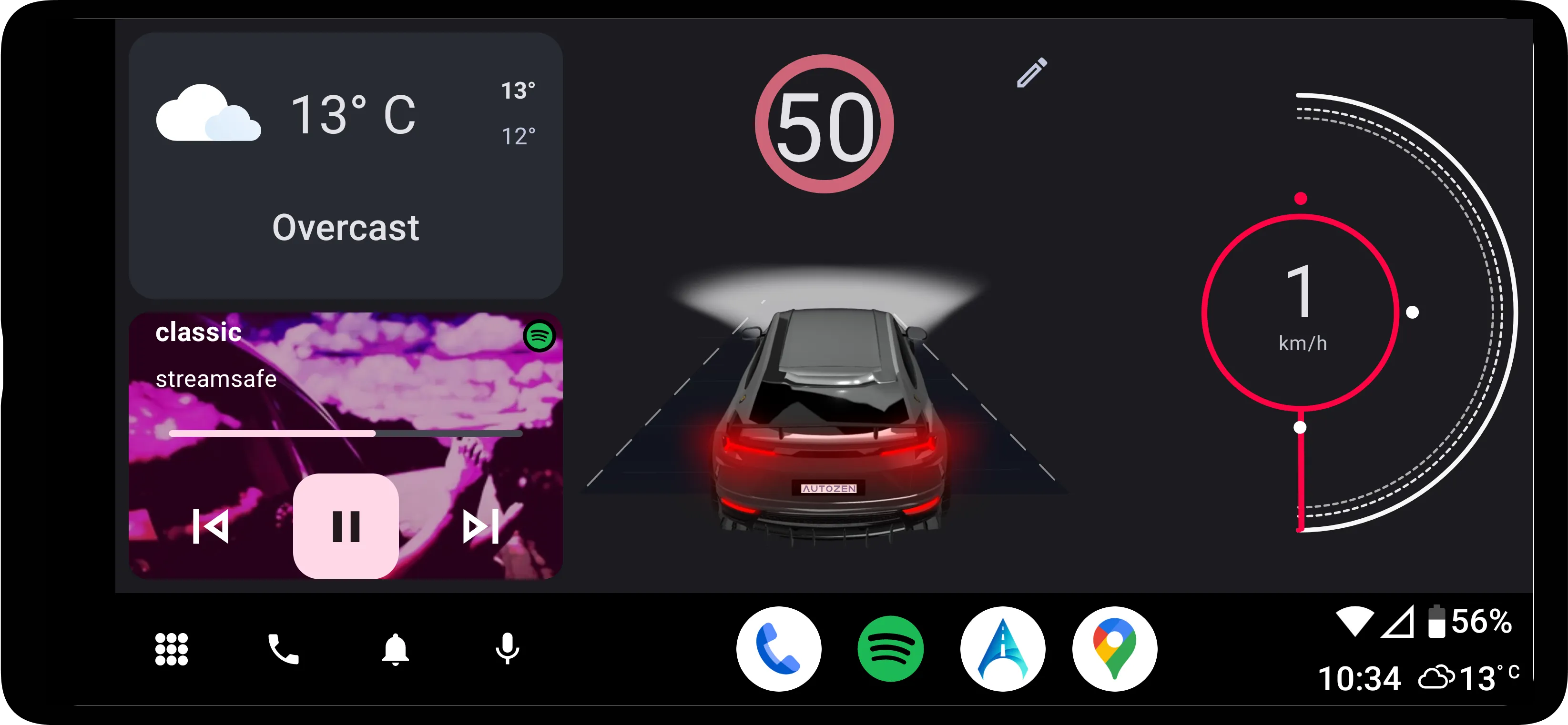 AutoZen-Car Dashboard&Launcher | Indus Appstore | Screenshot