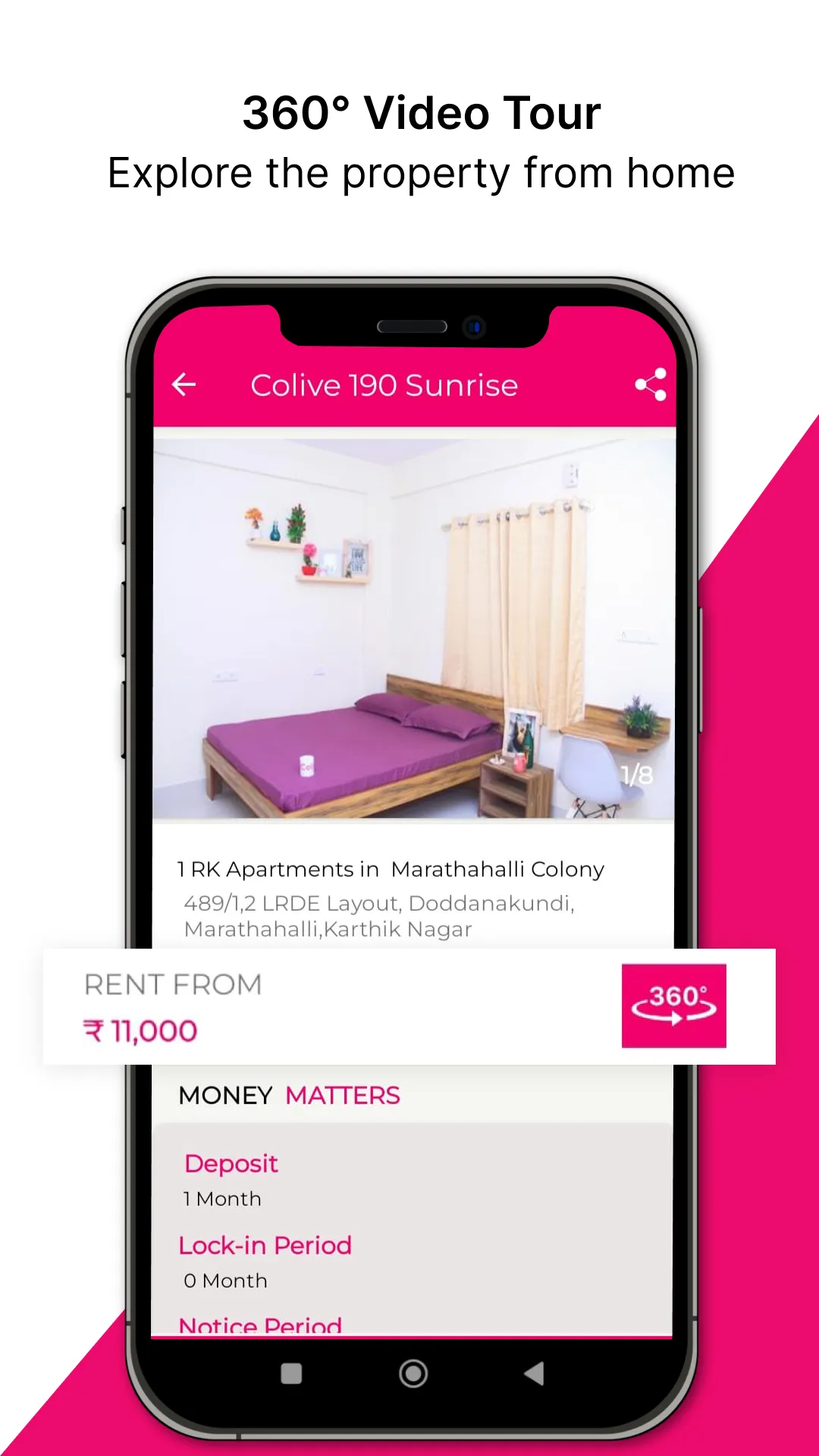 Colive: Rent PG/Hostel/Room | Indus Appstore | Screenshot