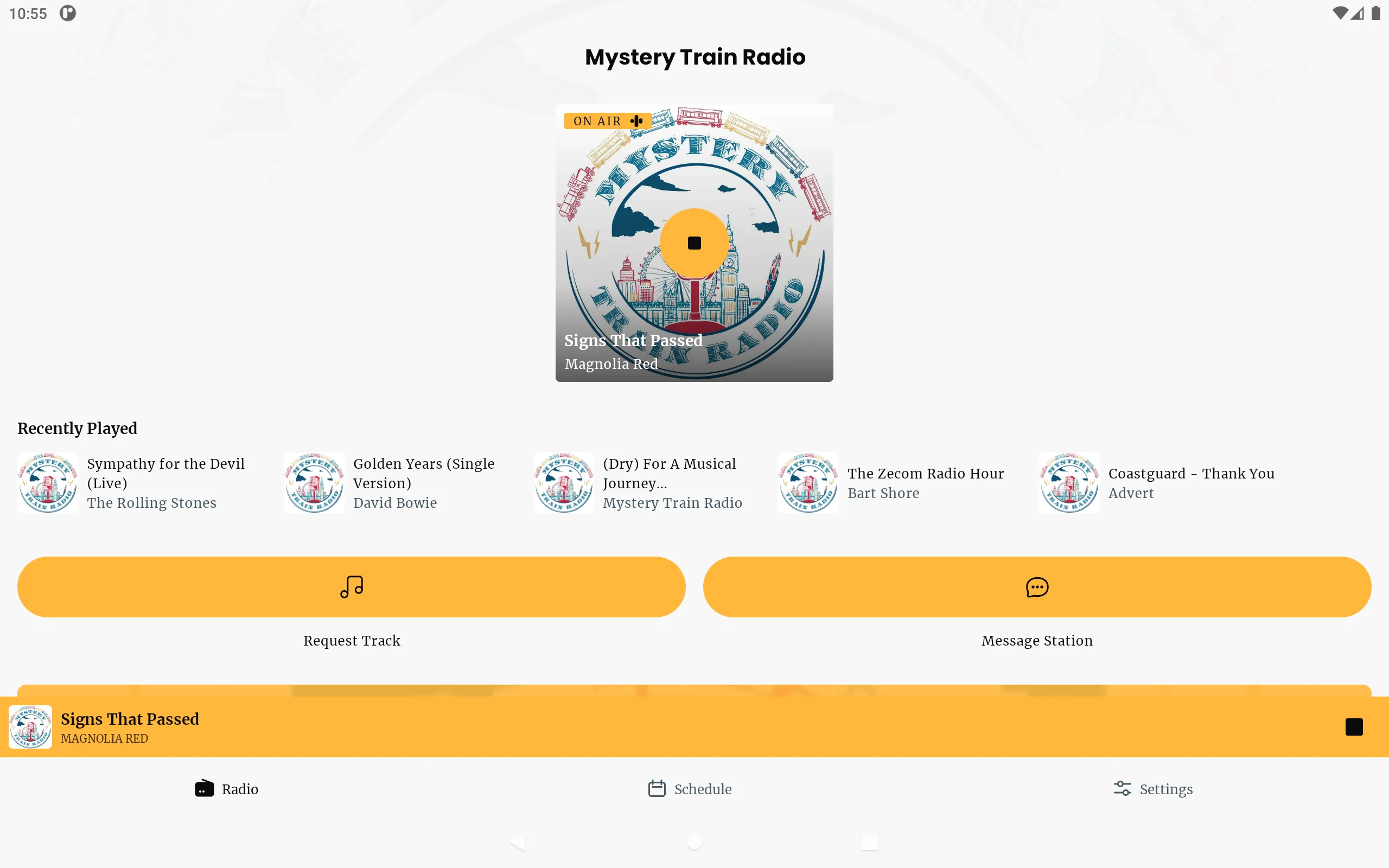 Mystery Train Radio | Indus Appstore | Screenshot