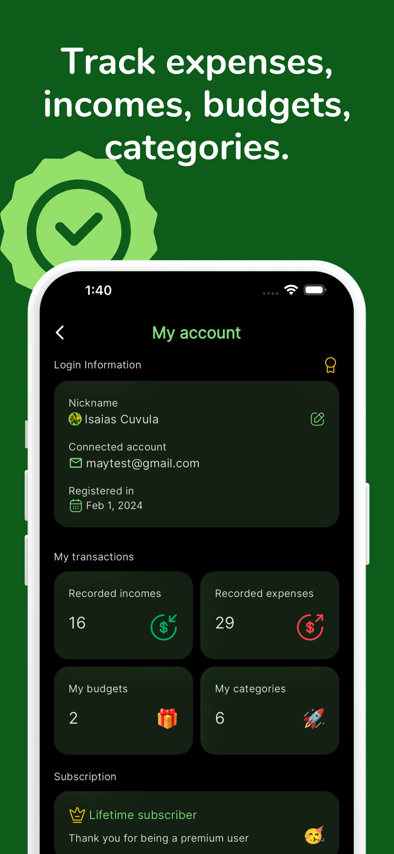 Billiffy Expense Manager | Indus Appstore | Screenshot