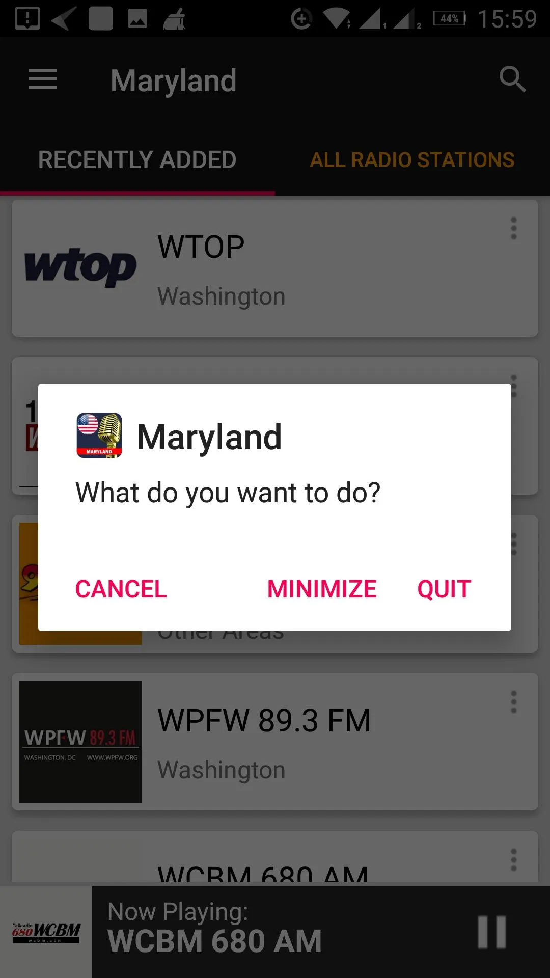 Maryland Radio Stations - USA | Indus Appstore | Screenshot