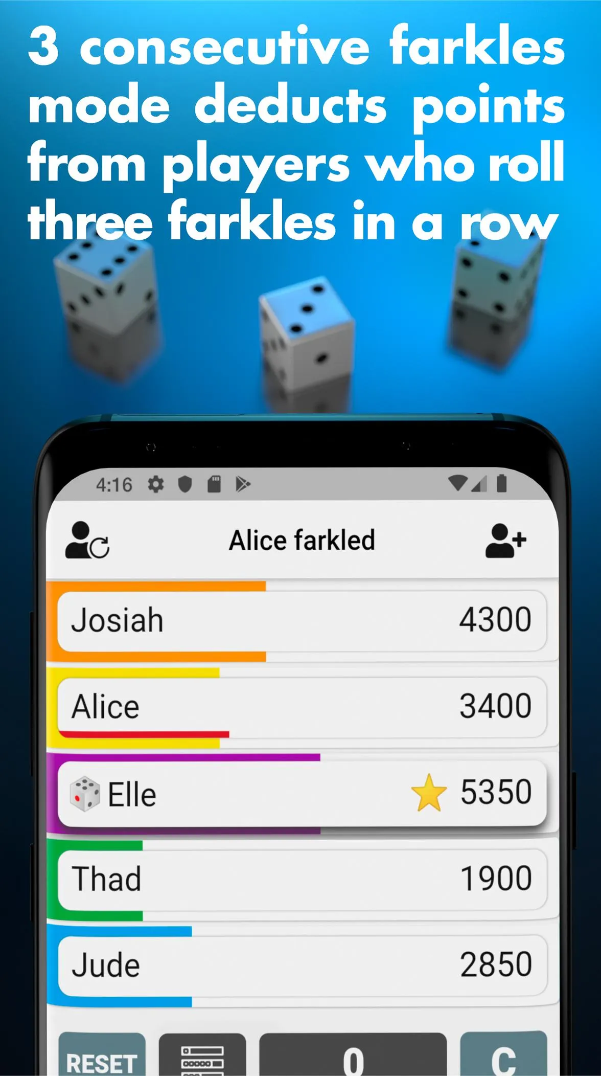 Farkle Scorekeeper | Indus Appstore | Screenshot