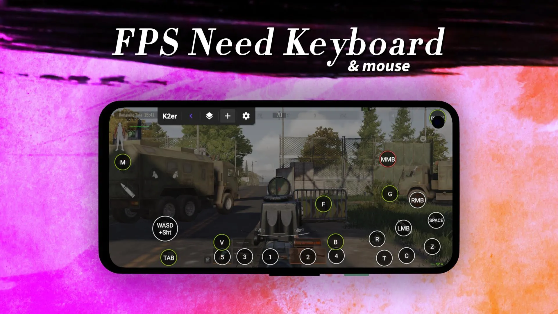 K2er - Gamepad Keyboard Mapper | Indus Appstore | Screenshot