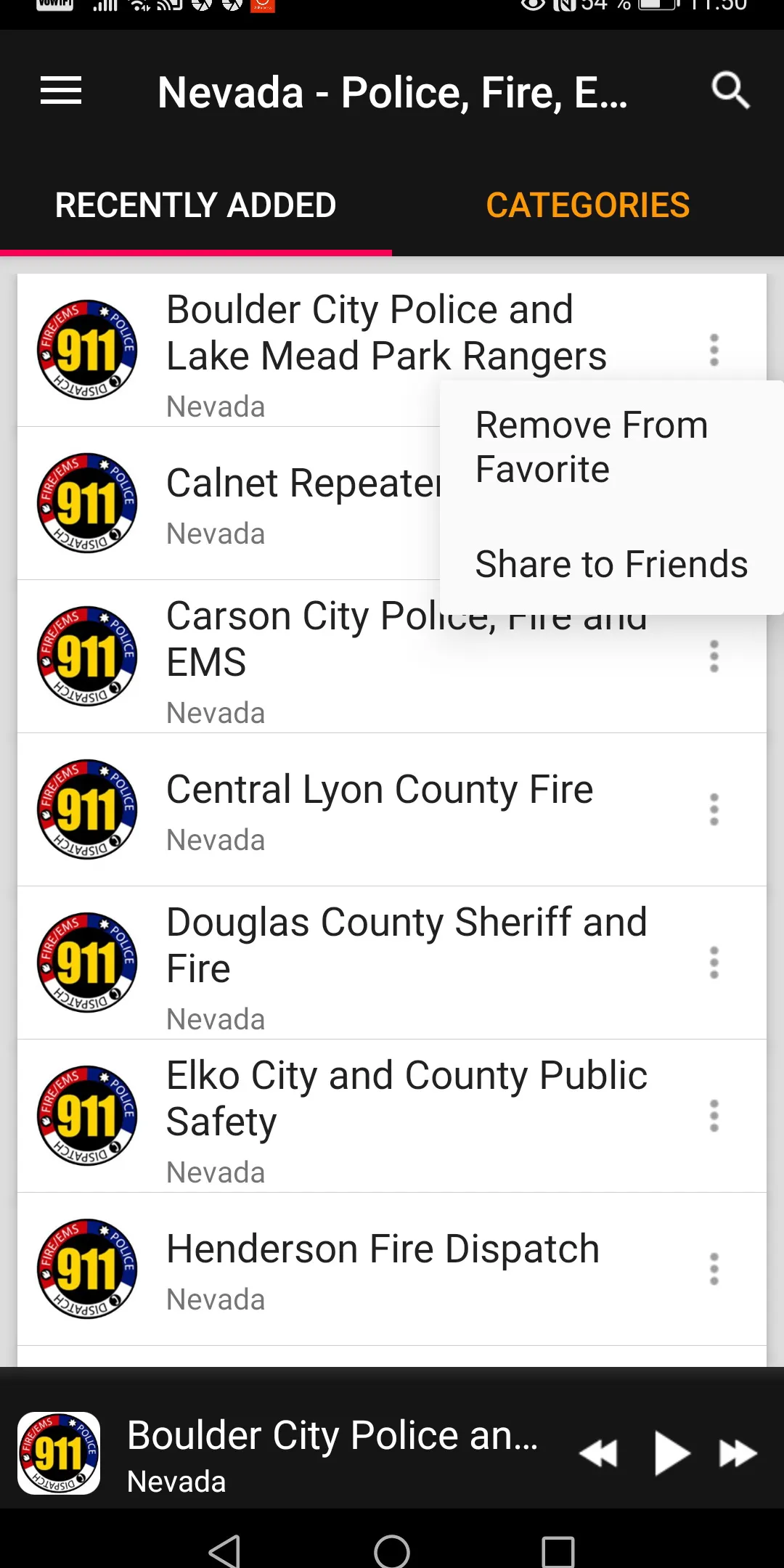 Police Scanner from Nevada | Indus Appstore | Screenshot