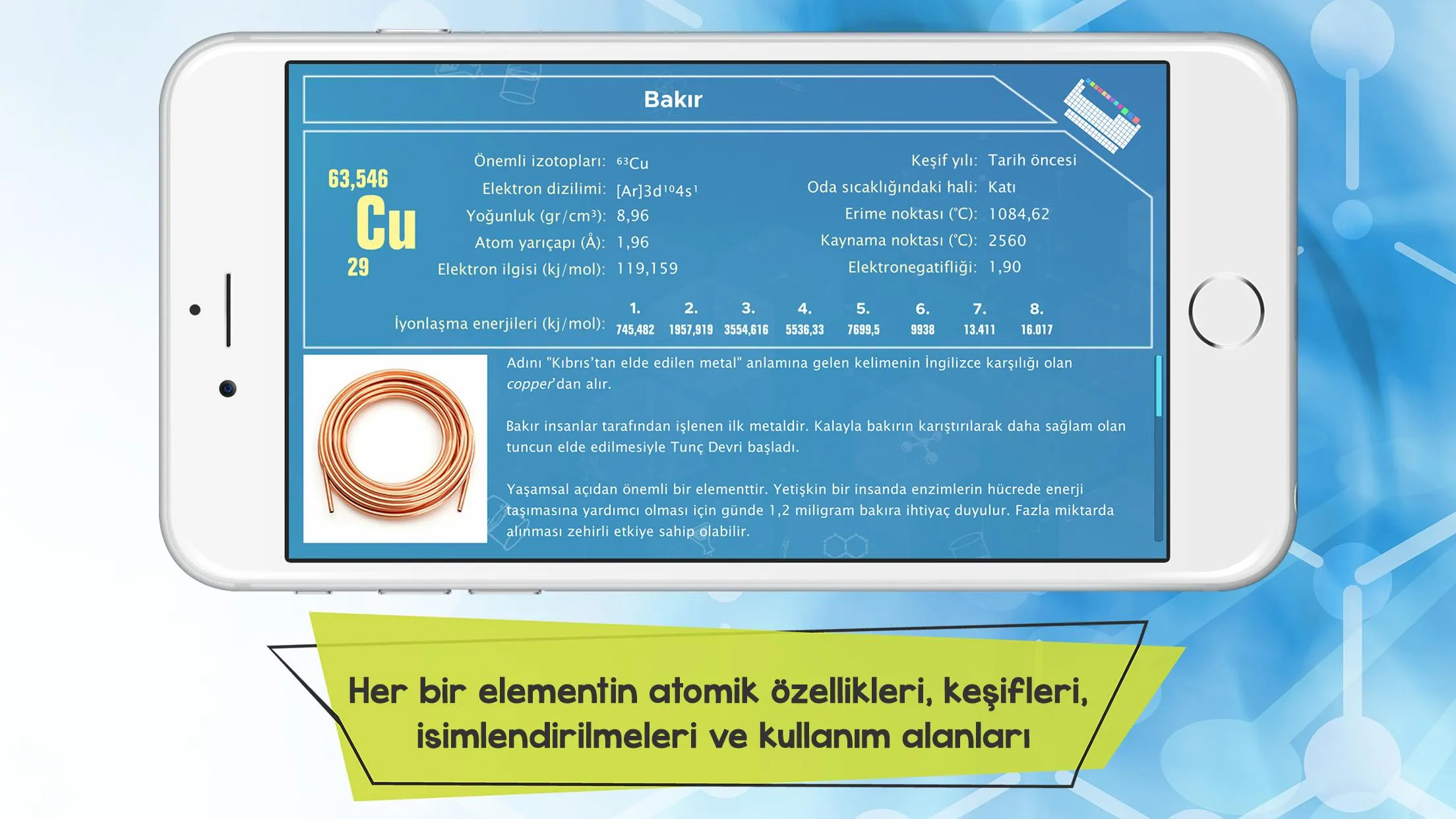 Periyodik Tablo - Bilim Genç | Indus Appstore | Screenshot