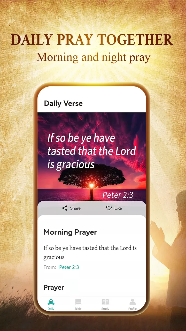 Bible - Study, Audio & Quiz | Indus Appstore | Screenshot