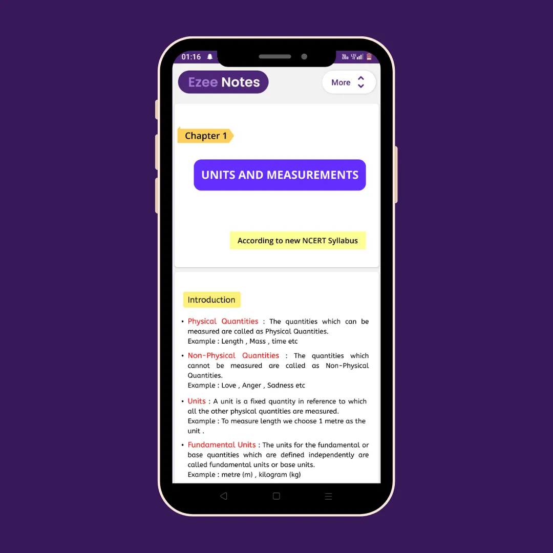 Ezee Notes Class 11/12 Science | Indus Appstore | Screenshot