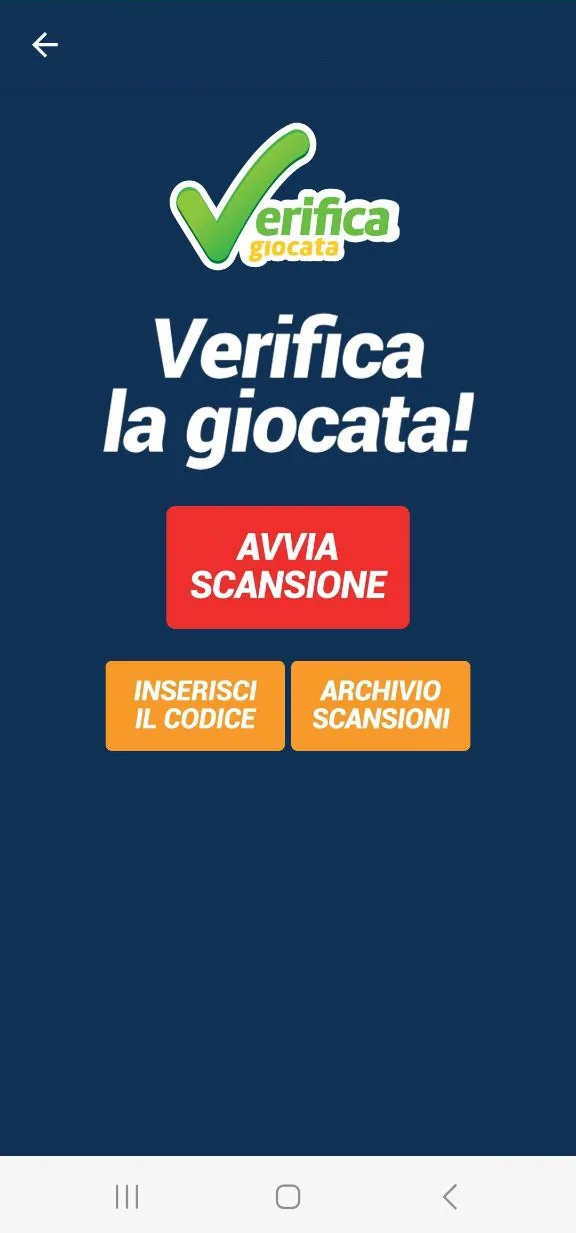 Verifica Giocata - Scommessa | Indus Appstore | Screenshot