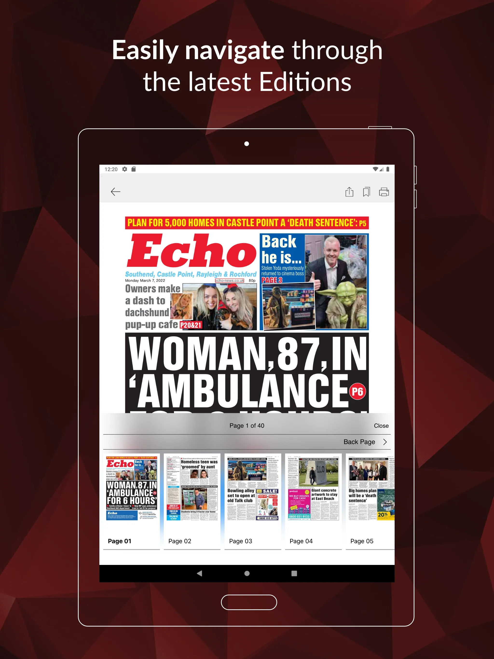 Echo News | Indus Appstore | Screenshot