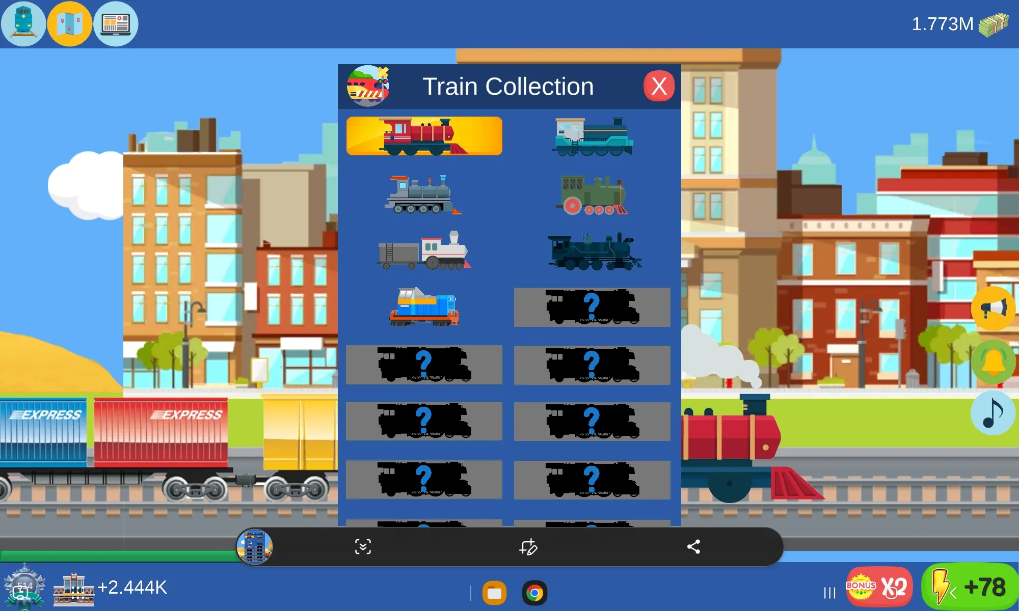 Idle Train Tycoon | Indus Appstore | Screenshot