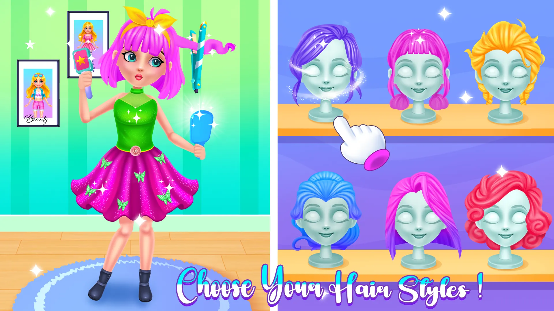 Girl Hair Salon and Beauty | Indus Appstore | Screenshot