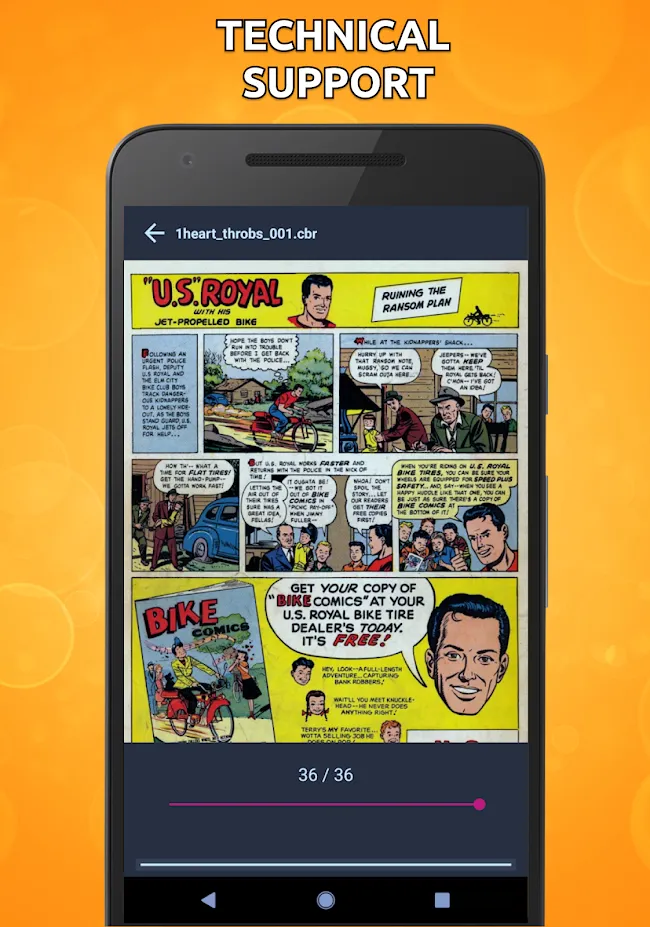 Comic Book Reader (cbz/cbr) | Indus Appstore | Screenshot