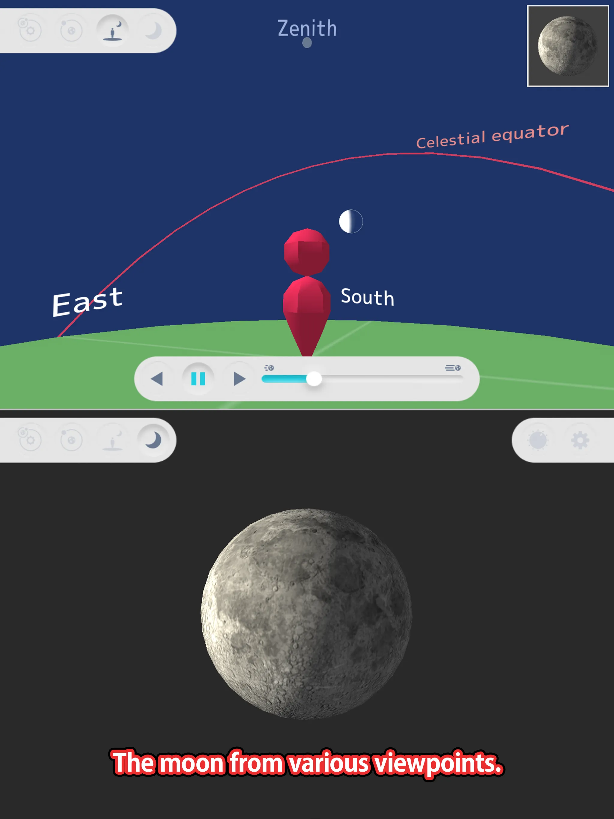 Moon phases assist | Indus Appstore | Screenshot