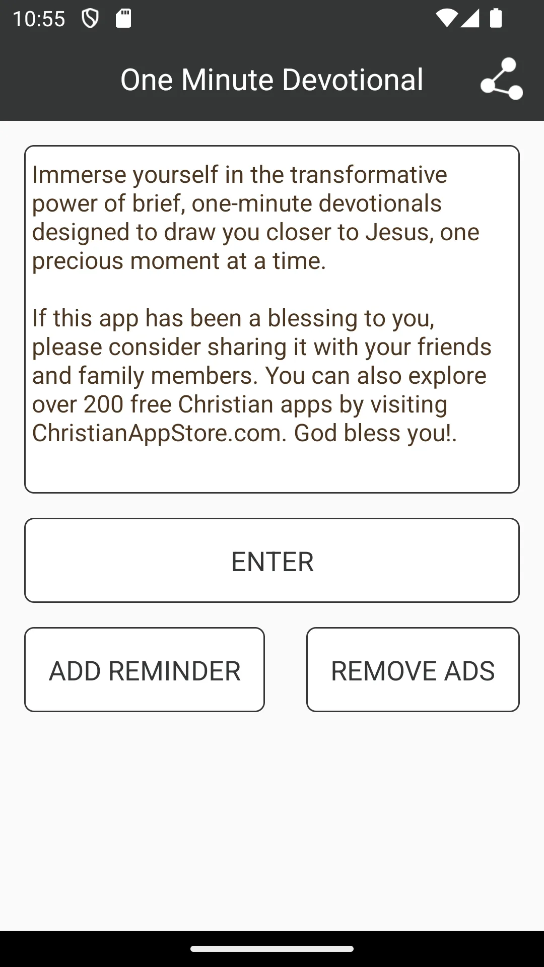 1 Minute Bible Devotion | Indus Appstore | Screenshot