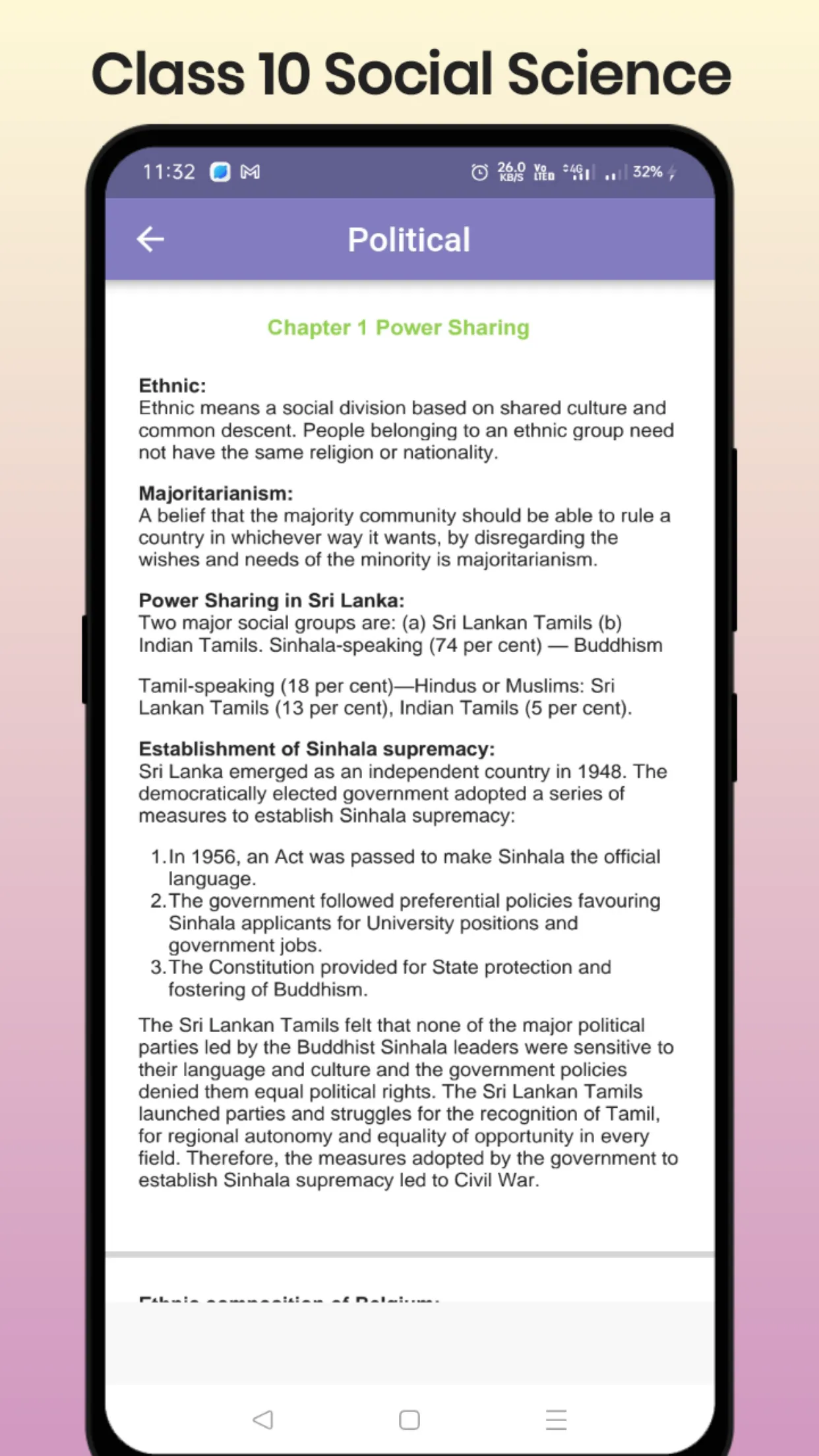 Class 10 Social Science Notes | Indus Appstore | Screenshot