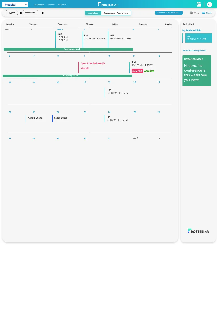 RosterLab | Indus Appstore | Screenshot