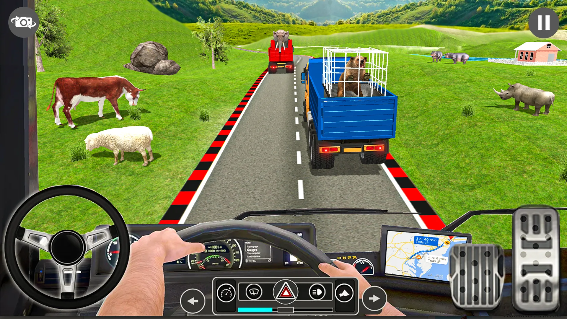 Animal transport Truck game 3d | Indus Appstore | Screenshot