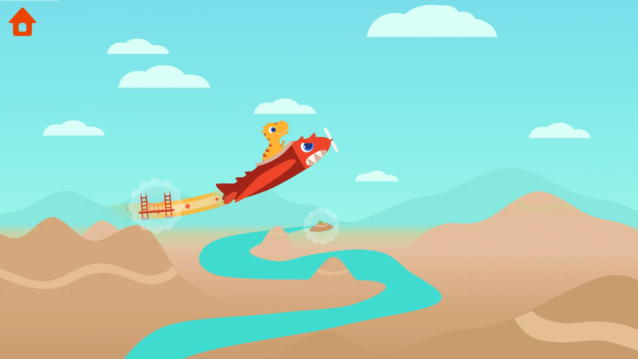 Dinosaur Plane Games for kids | Indus Appstore | Screenshot