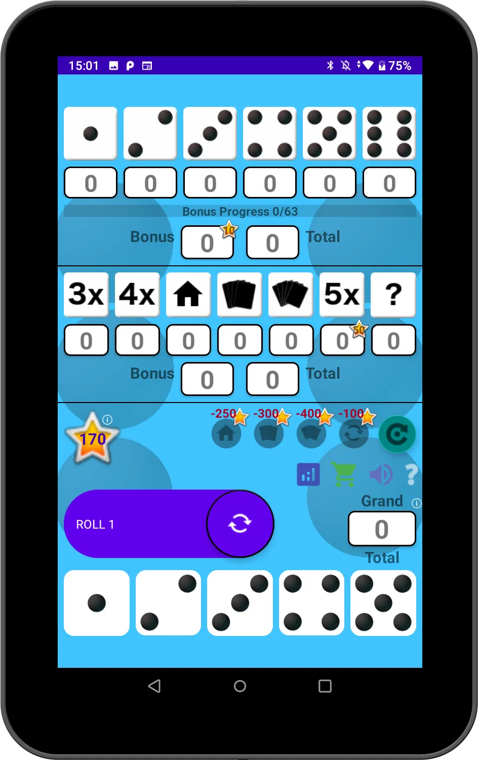 Five Dice Stars | Indus Appstore | Screenshot