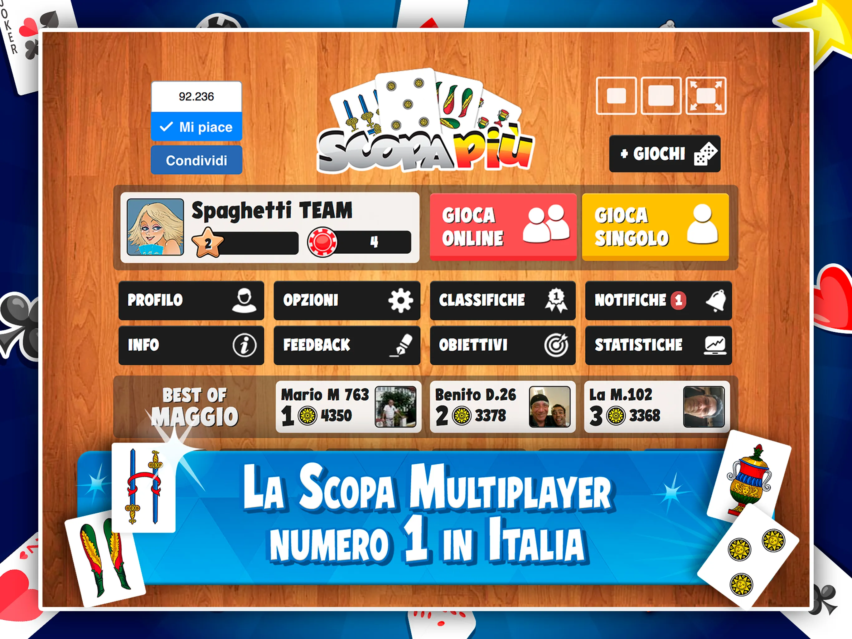 Scopa Più - Card Games | Indus Appstore | Screenshot