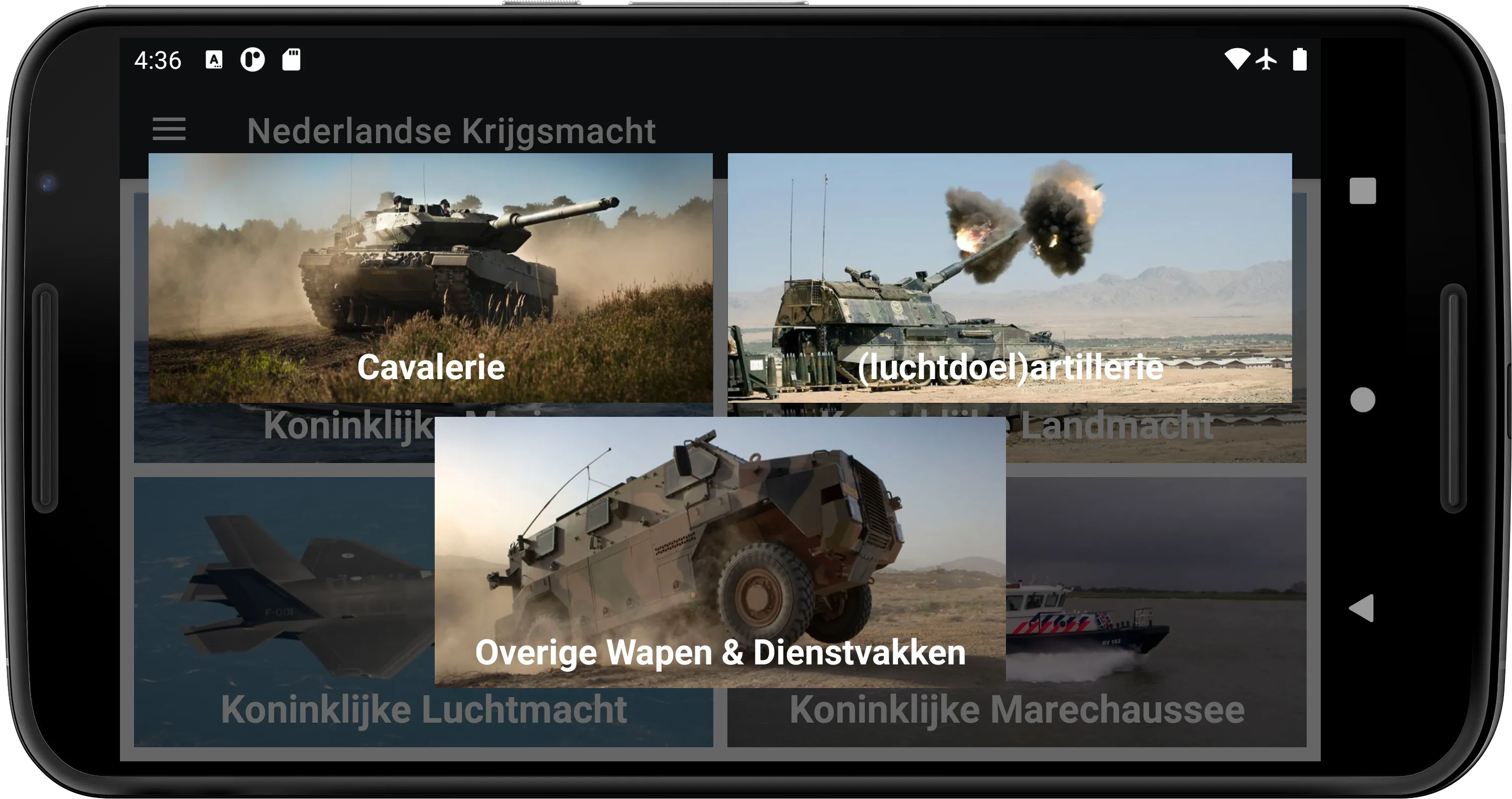 Militaire Rangen Nederland | Indus Appstore | Screenshot