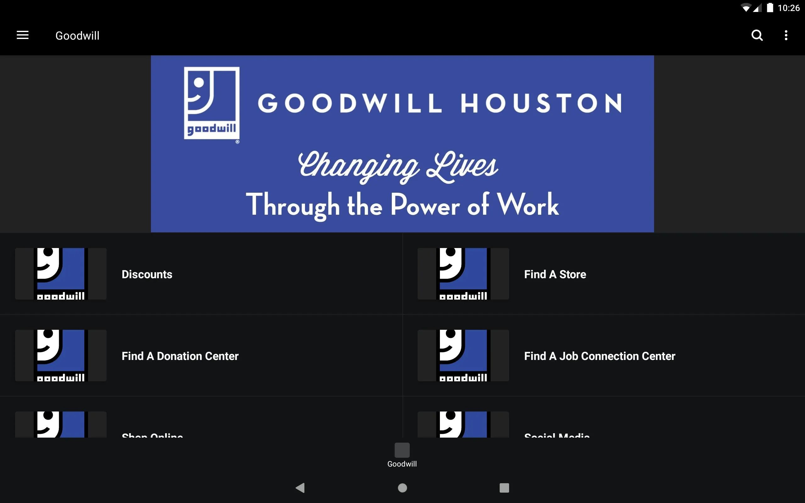 Goodwill Houston | Indus Appstore | Screenshot