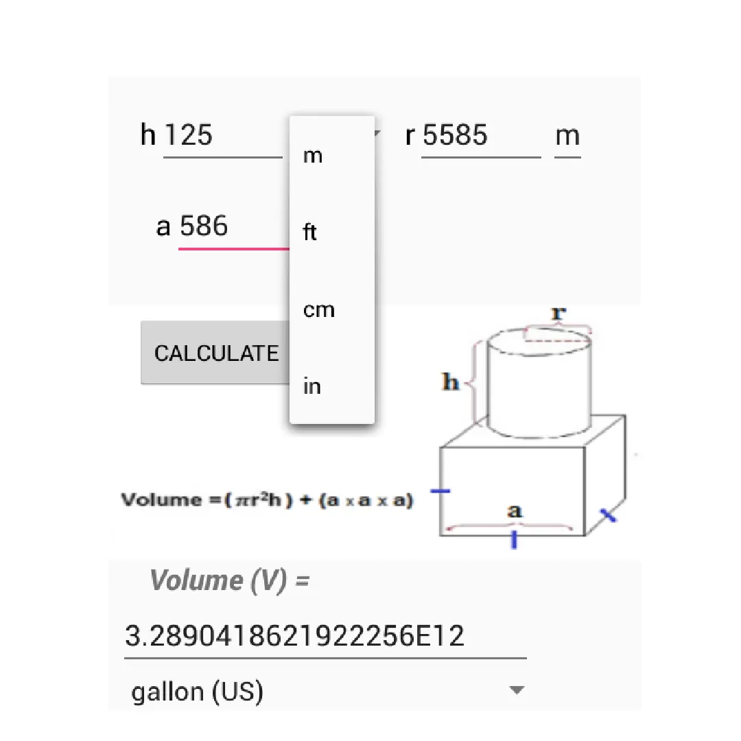 Volume Calculator | Indus Appstore | Screenshot