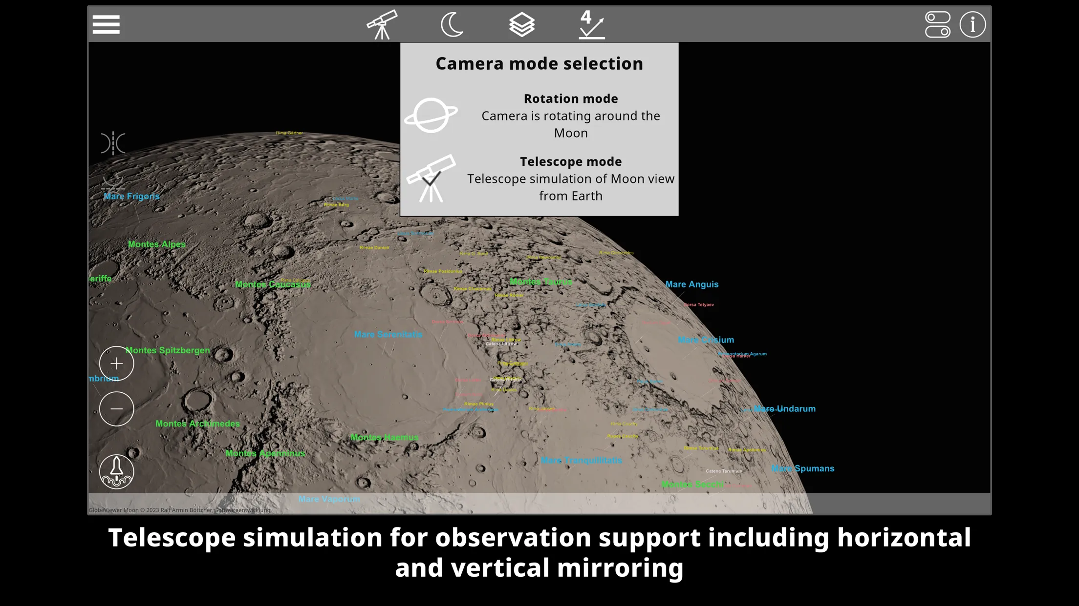 GlobeViewer Moon | Indus Appstore | Screenshot