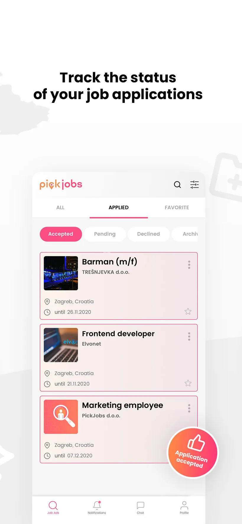 PickJobs - 100% job | Indus Appstore | Screenshot