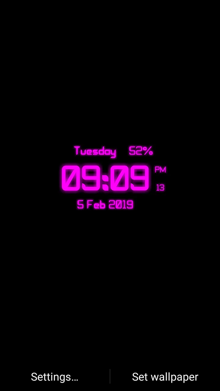 Digi Clock | Indus Appstore | Screenshot