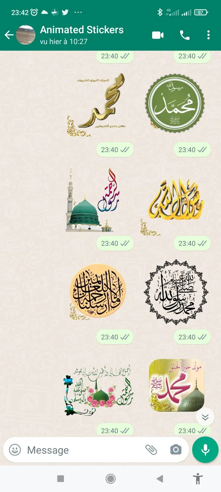 Islamic Stickers-WASticker | Indus Appstore | Screenshot