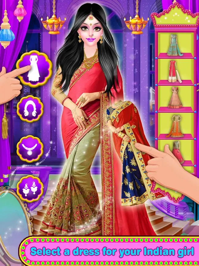 Indian Bride Wedding Makeover | Indus Appstore | Screenshot