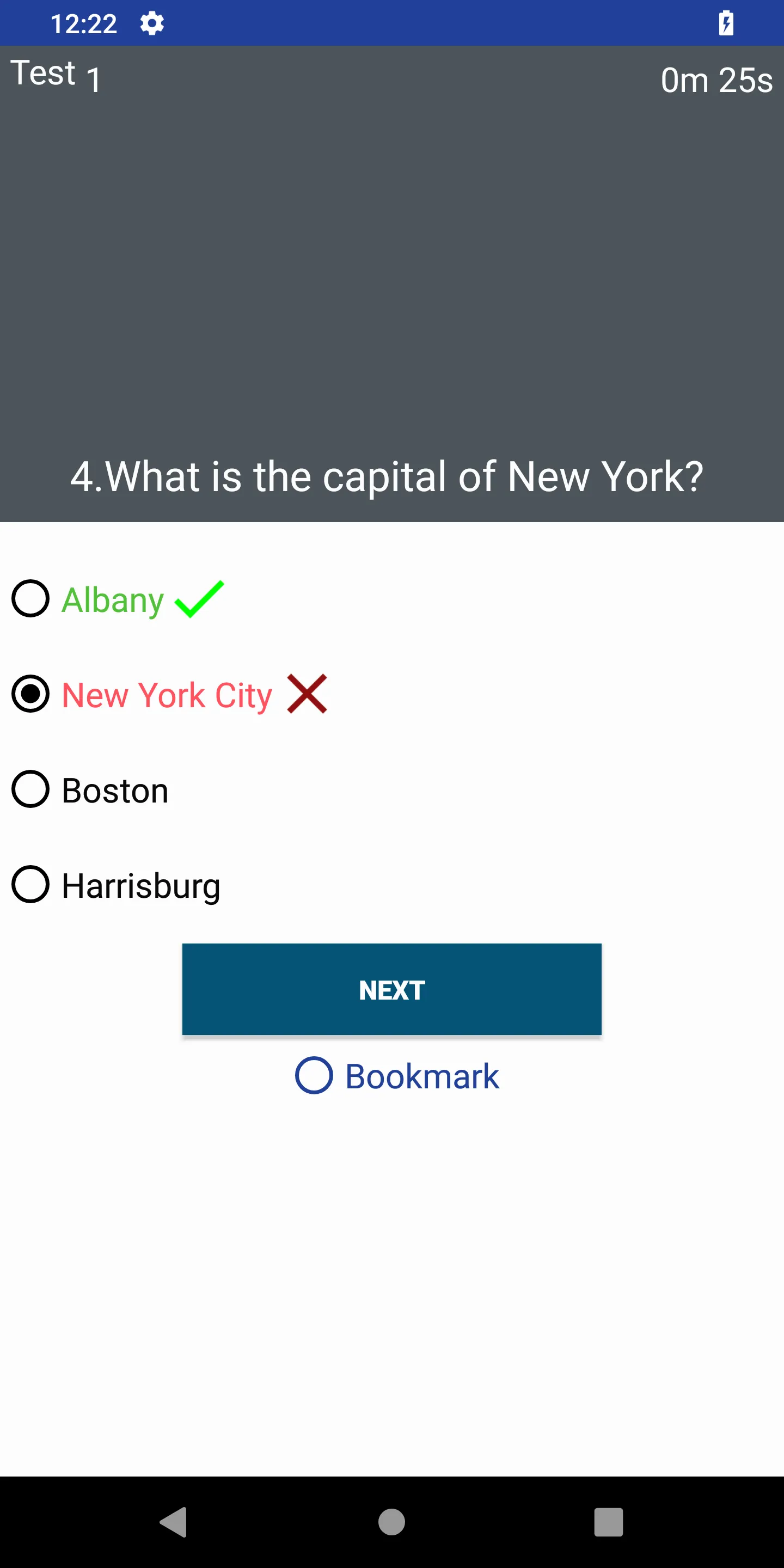 US States Quiz | Indus Appstore | Screenshot