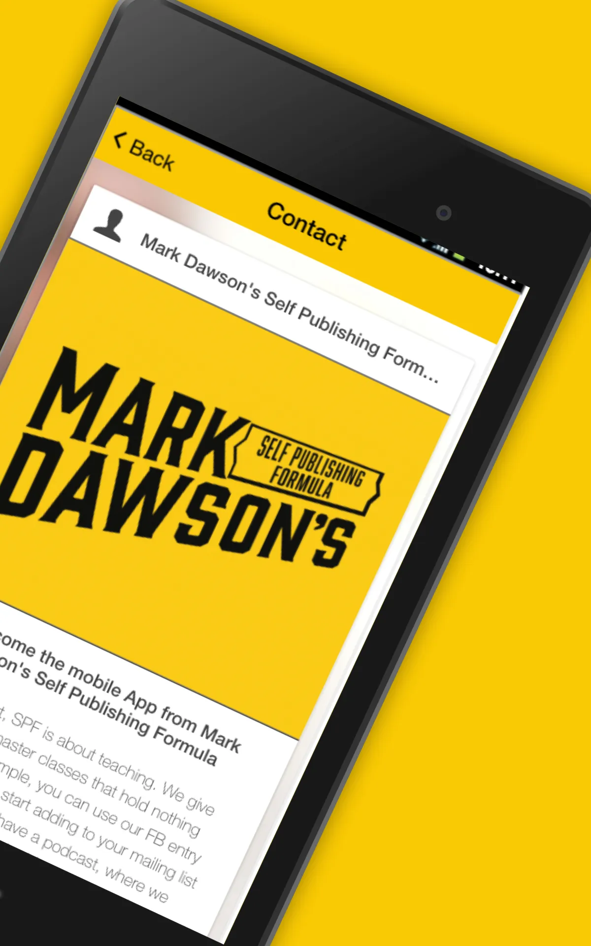 Mark Dawson's Self Publishing  | Indus Appstore | Screenshot