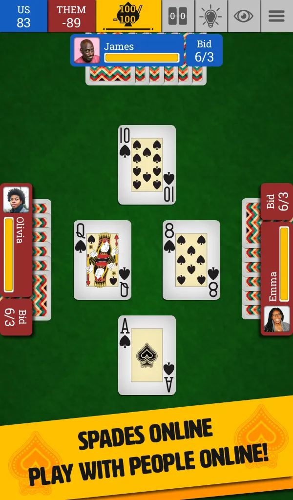 Spades Online: Trickster Cards | Indus Appstore | Screenshot