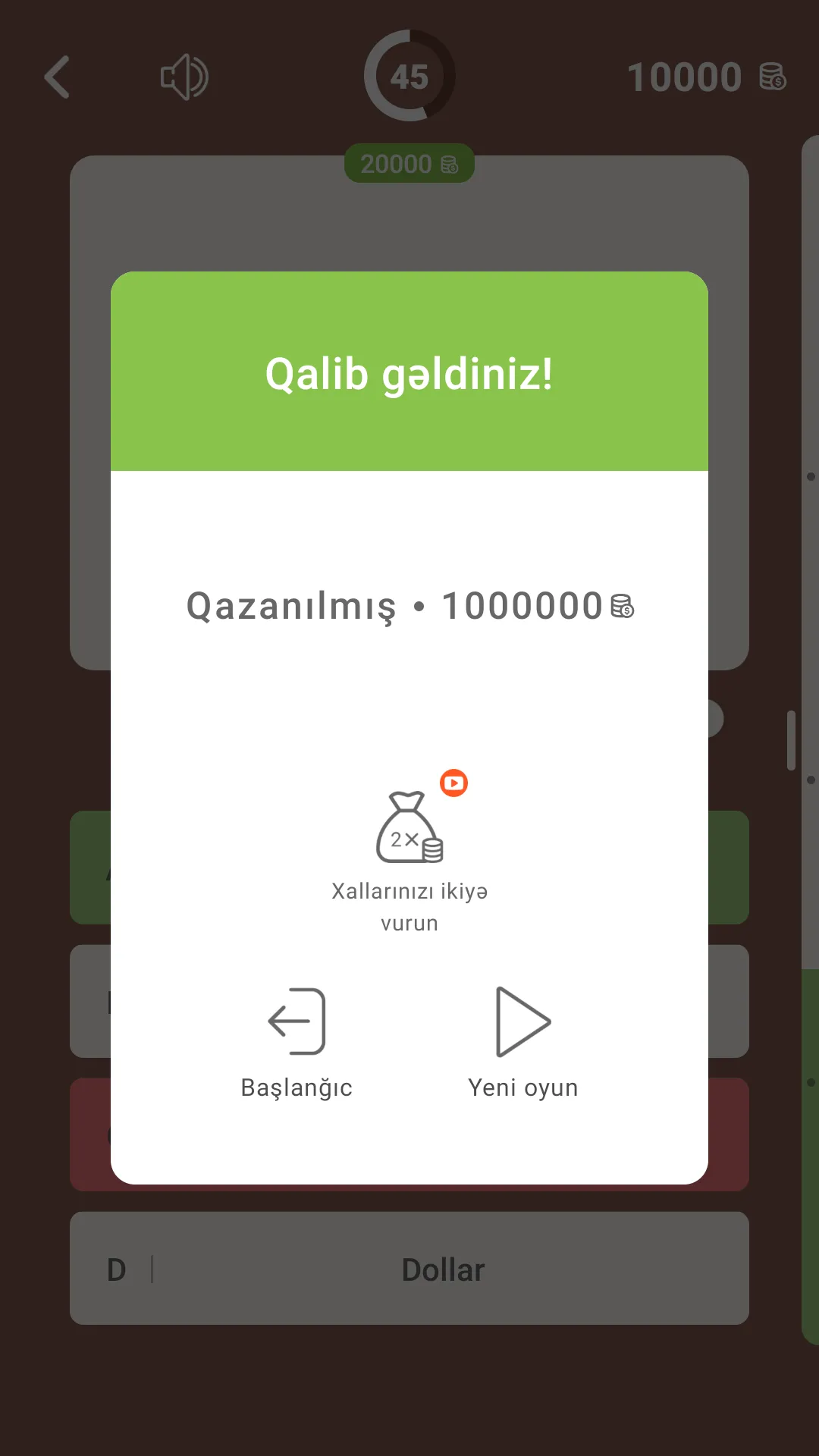 Milyonçu -Azərbaycan Tarixi | Indus Appstore | Screenshot