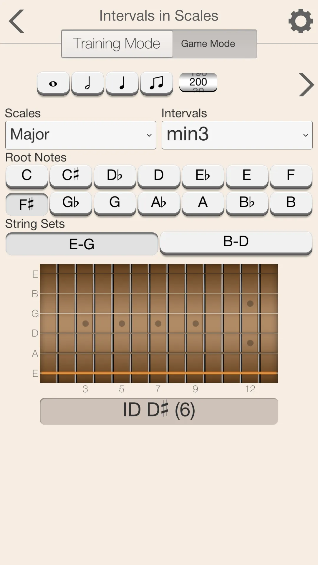 Guitar Intervals Unleashed | Indus Appstore | Screenshot