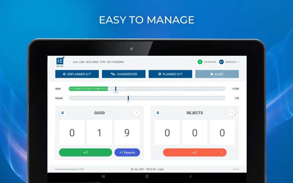 Kt-Pulse Manufacturing Tracker | Indus Appstore | Screenshot