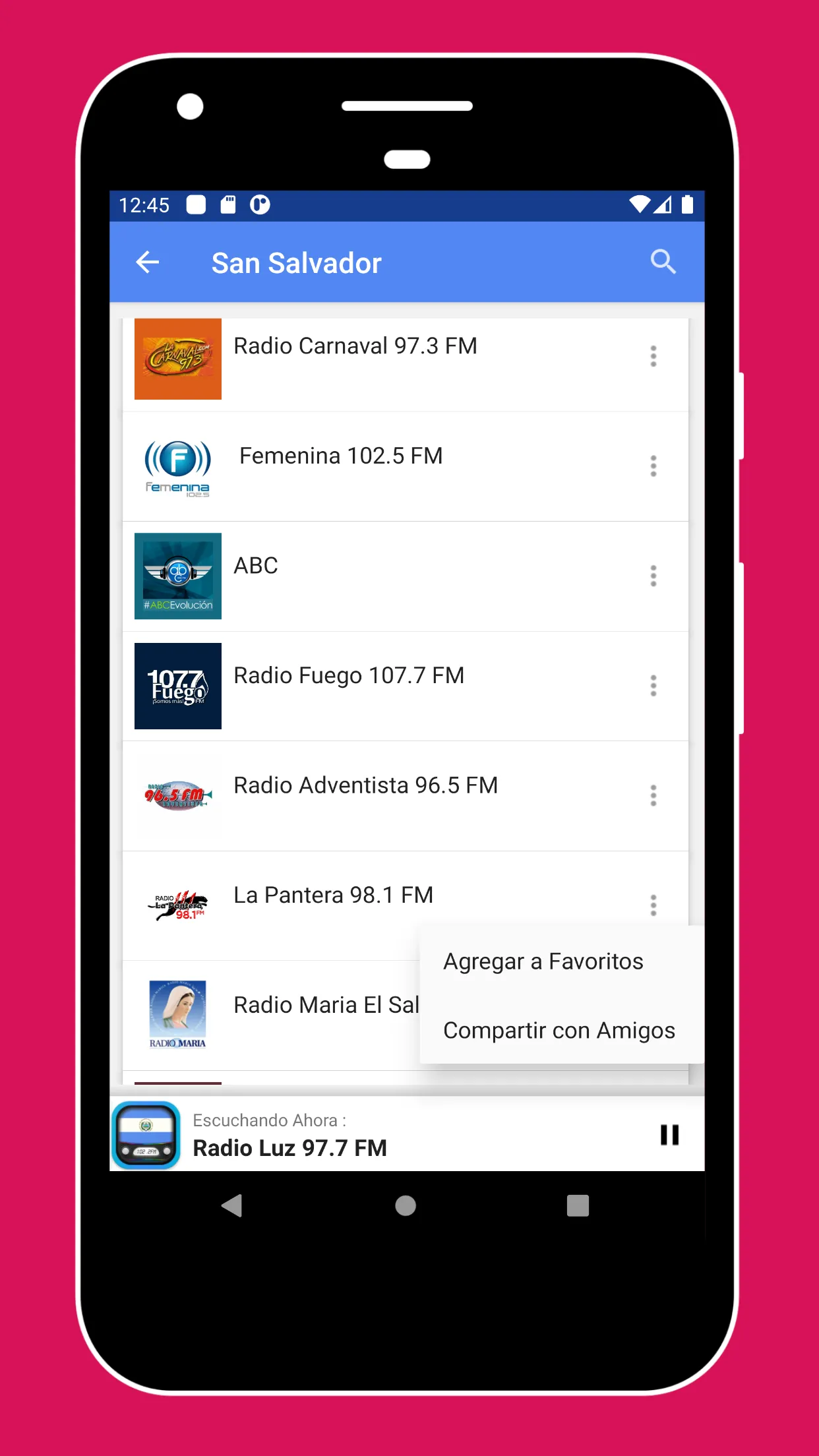 Radio El Salvador + Radio FM | Indus Appstore | Screenshot